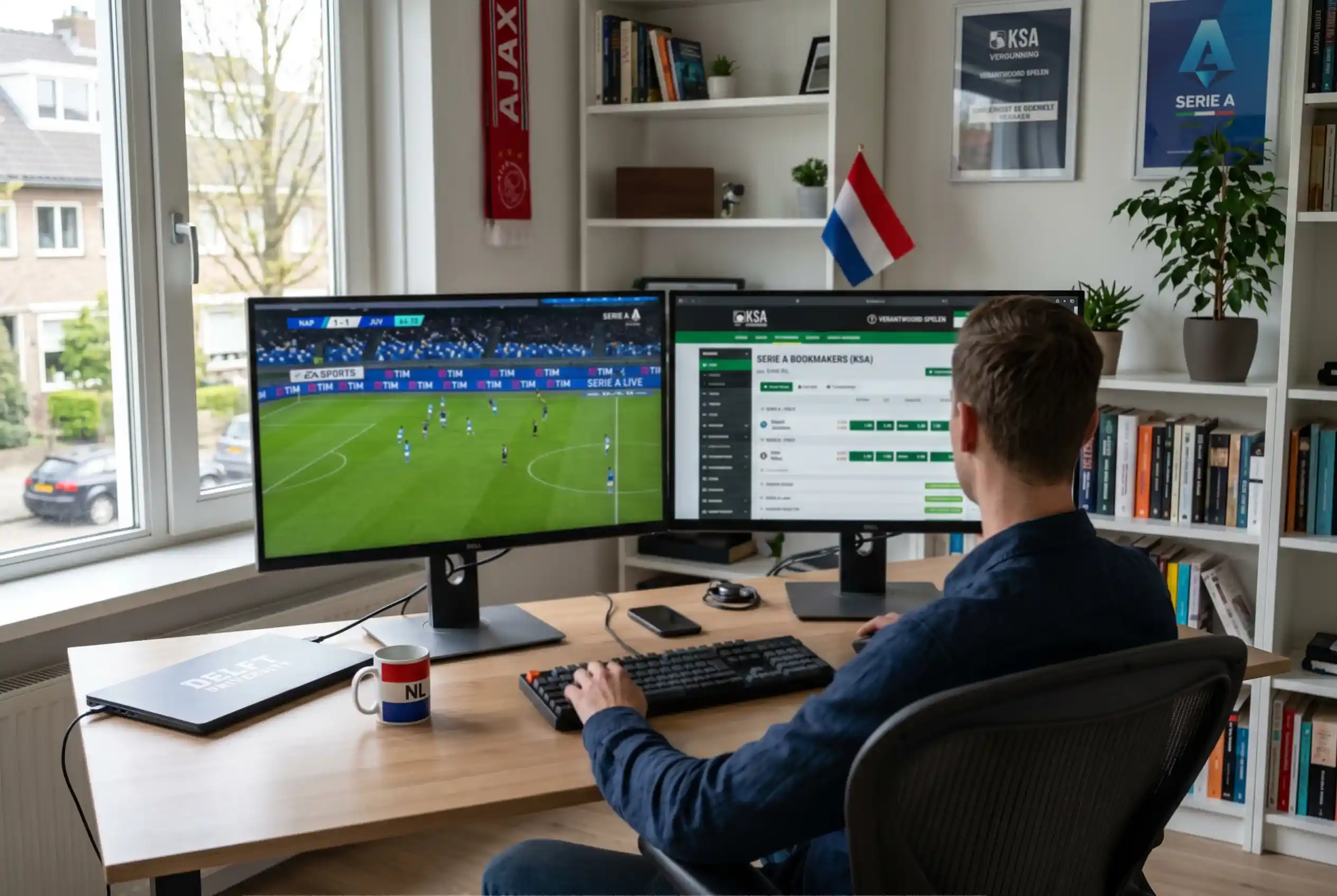 Vergelijking van Serie A bookmakers met KSA-vergunning voor Nederlandse spelers